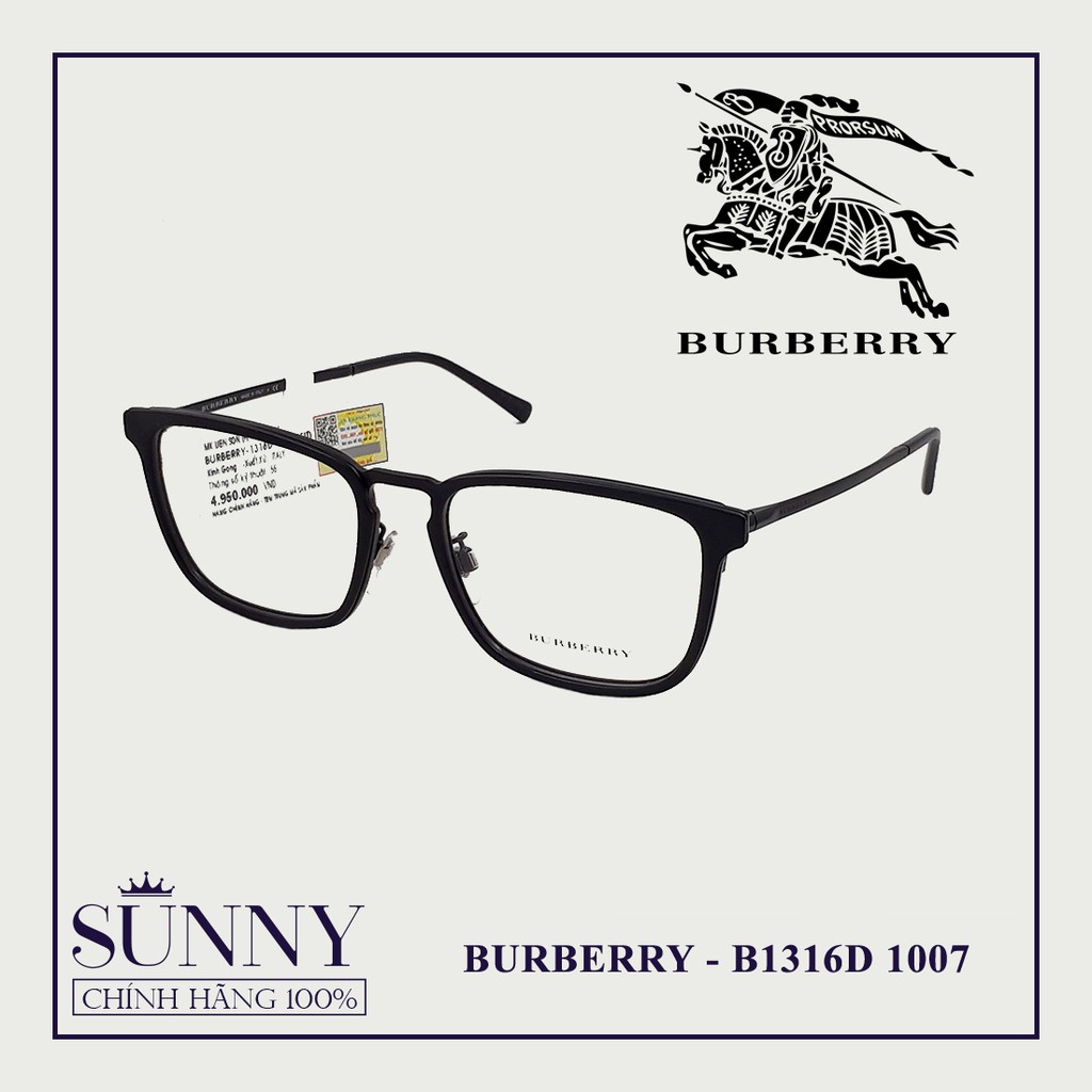 Gọng Kính Unisex Burberry B1316D