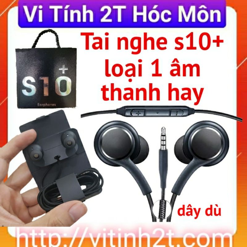 Tai nghe có dây S10+ loại 1 âm thanh hay ấm