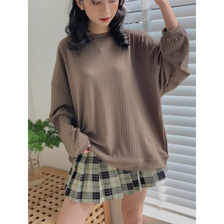 Áo pull gân dệt tay bo TKP121 1994CLOSET