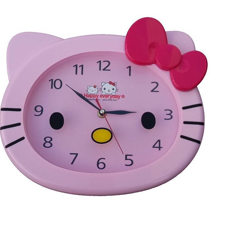Đồng Hồ Treo Tường Hình Hello Kitty C@ D9...