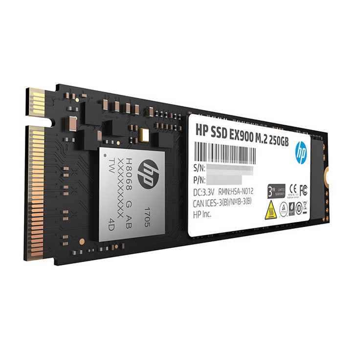 [Mã 159ELSALE hoàn 7% đơn 300K] Ổ cứng SSD M.2 PCIe NVMe HP EX900 250GB-bảo hành 3 năm SD29