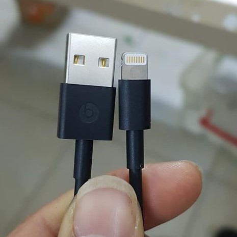 Cáp USB Lightning ngắn 20cm Beats chính hãng (Do Apple sản xuất), có chứng nhận MFi.  - Hẳn các bạn là fan của APPLE thì