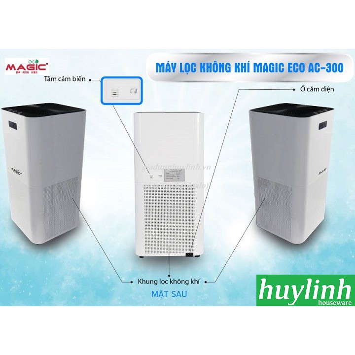 [Mã ELHAMS5 giảm 6% đơn 300K] Máy lọc không khí Magic ECO AC-300 - 48m2