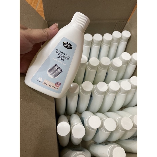 Nước tẩy lồng máy giặt SHUWANJIA dùng cho máy giặt cửa trên và cửa dưới , tẩy sạch loại bỏ nấm mốc trong lồng giặt