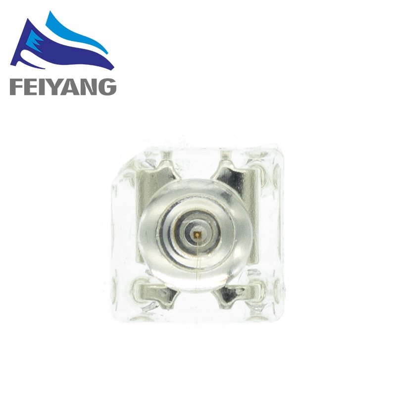 Set 10 Đèn LED 5mm F5 5mm Siêu Sáng Trong Suốt 4 Pin Chuyên Dụng