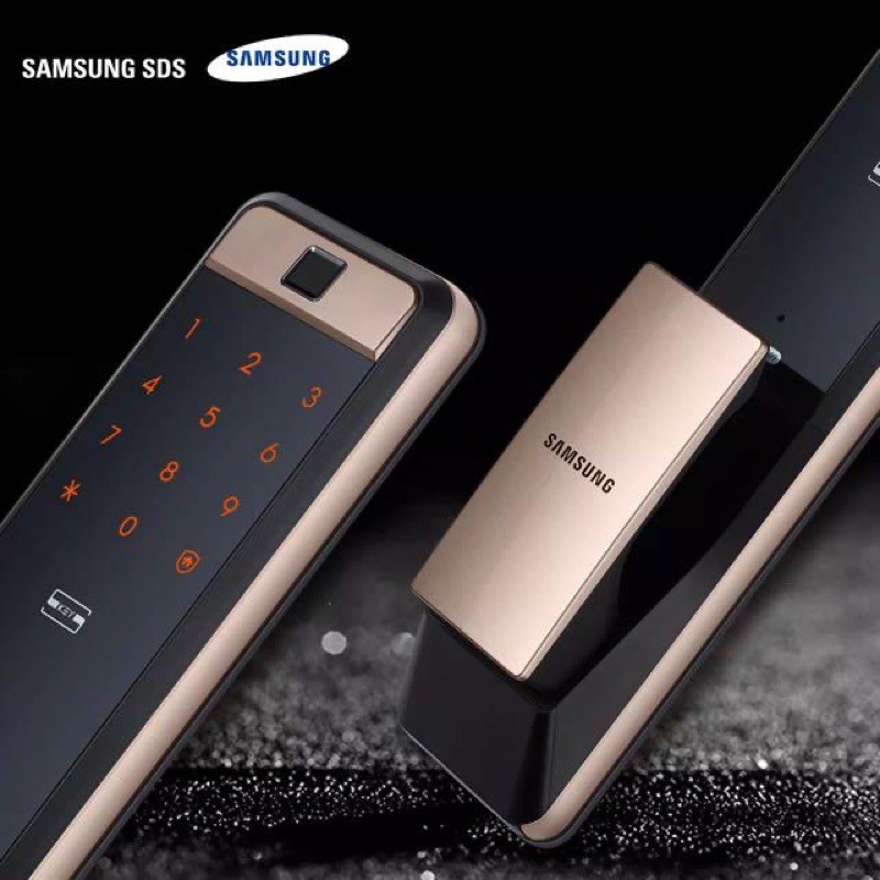 Khóa cửa điện tử Samsung SHP-DP609 mở cửa bằng vân tay, mật khẩu, chìa cơ
