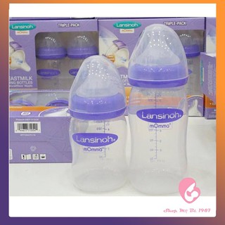 Bình sữa Lansinoh Momma 160ml - 240ml