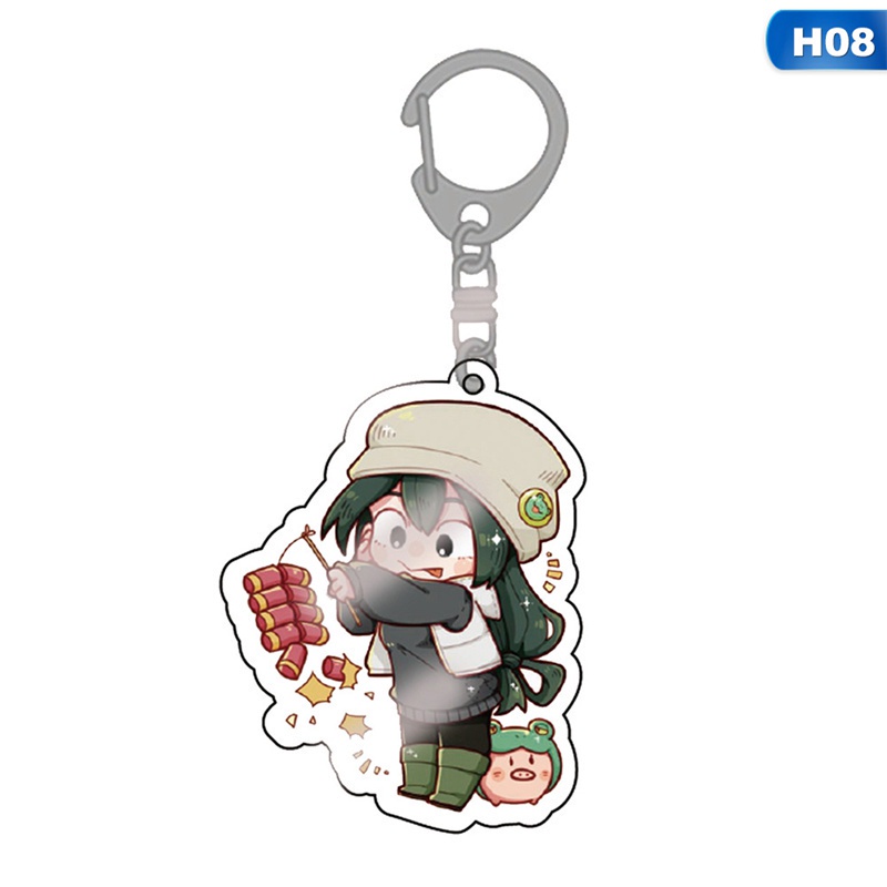 Móc khóa nhựa acrylic họa tiết hoạt hình My Hero Academia