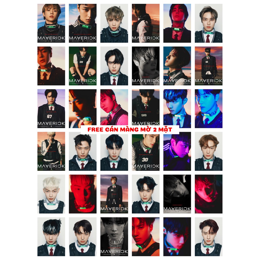 Lomo card 45 ảnh nhóm The Boyz - MAVERICK