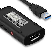 Bộ chuyển đổi USB (3.0) -> Displayport Wavlink WS UG 5501DP dây dính liền, 35DP5 dây rời