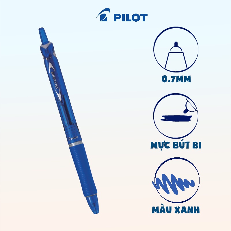 Ruột bút Pilot bút bi Acroball mực xanh  dành cho dòng bút Acroball BRFV-10F-L