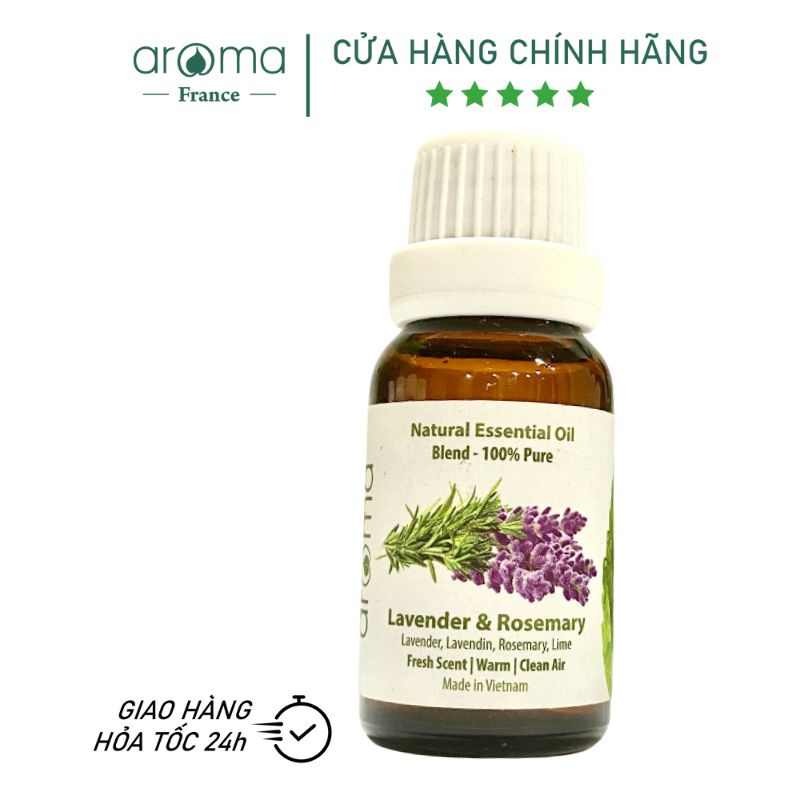 Tinh dầu Oải Hương Hương Thảo Aroma Lavender Bergamote Essential Oil 10ml