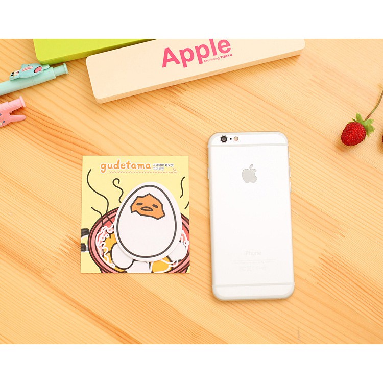 Giấy nhớ ghi chú hình quả trứng cute dễ thương (20 tờ)