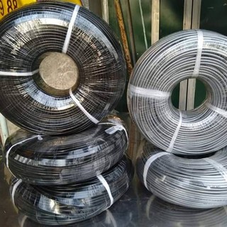 100m Ống nhựa PE 6 ly loại tốt màu bạc hoặc màu đen
