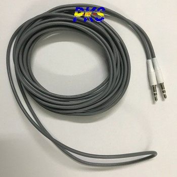 Dây Âm Thanh Hai Đầu 3.5 Dây Chống Nhiễu Dài 5m - Xám