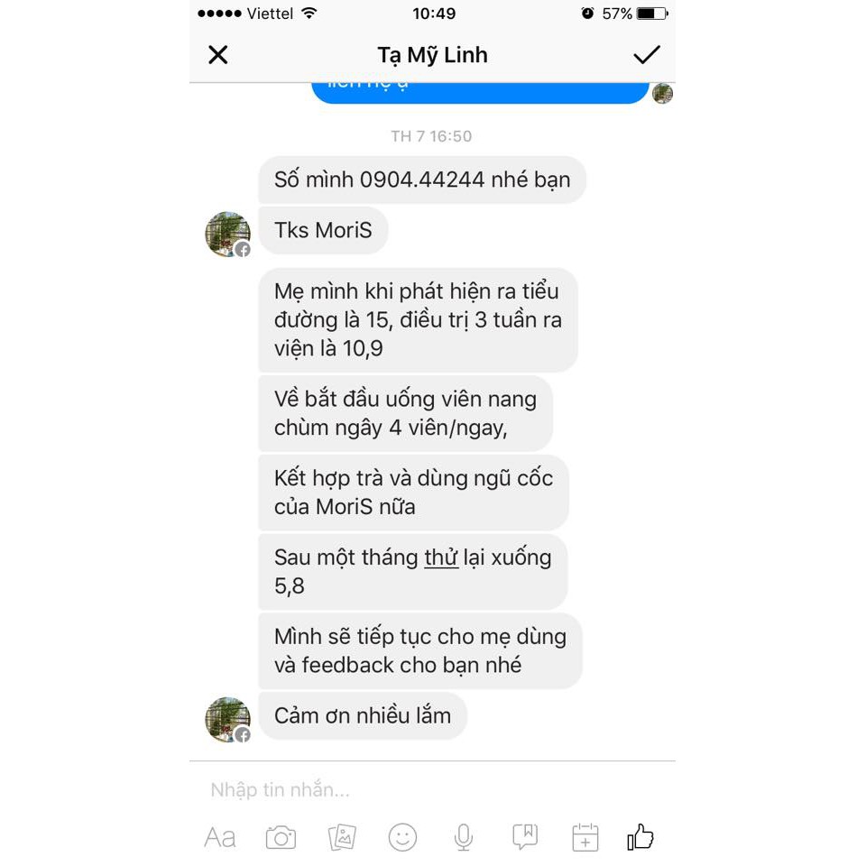 TRÀ CHÙM NGÂY TÚI LỌC MORIS