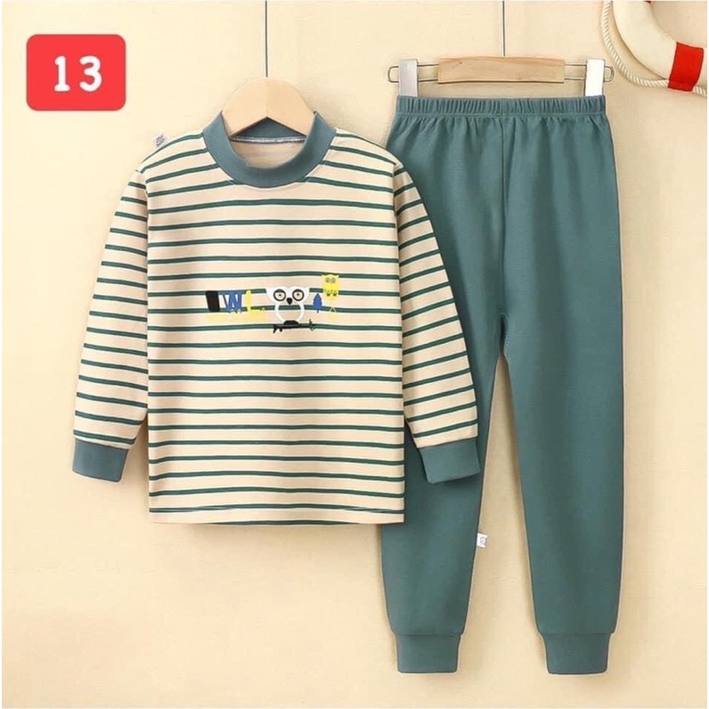 Bộ dài tay cho bé có size đại