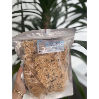 Cơm cháy đáy nồi mắm hành cay cô ngọc - túi zip 500gr