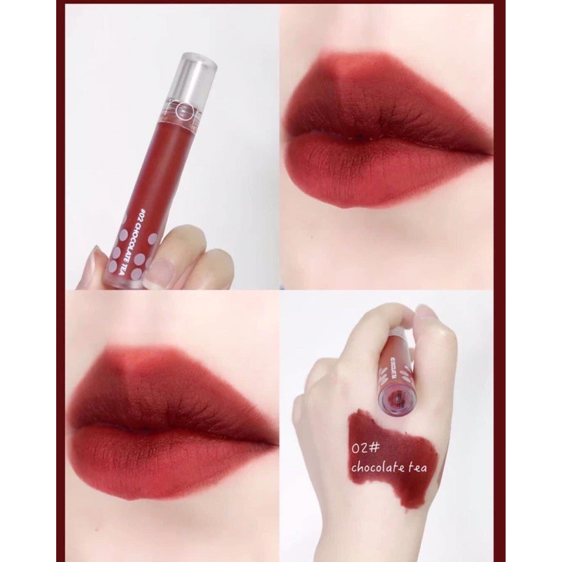 Son Kem Lì Romand Milk Tea Velvet Tint 01,02,03,04