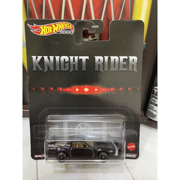 Xe mô hình đồ chơi bánh cao su Hotwheels 1:64 PREMIUM - KNIGHT RIDER - K.I.T.T Super Pursuit Mode