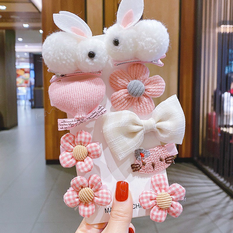 Set kẹp tóc cho bé gái, đồ tóc siêu dễ thương cho bé gái - SHopMekhoai