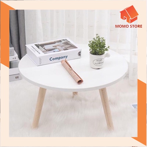 Bàn trà ngồi bệt màu trắng đủ kích thước màu sắc - decor nhà xinh 89