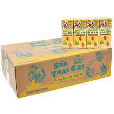 Thùng 48 hộp sữa trái cây LiF Kun hương nho/trái cây 180m