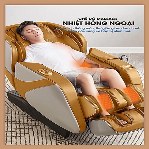 Ghế massage toàn thân,Funiko F60 4D di chuyển điều khiển giọng nói massage trị liệu chuyên sâu bảo hành 10 năm