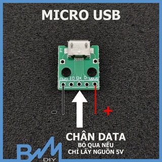 [NGHIỆN LOA] Module cổng micro USB - USB Type-C