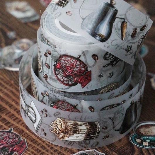 Sâu Nery - Washi tape, sticker trang trí phong cách cổ điển Vintage by LCN