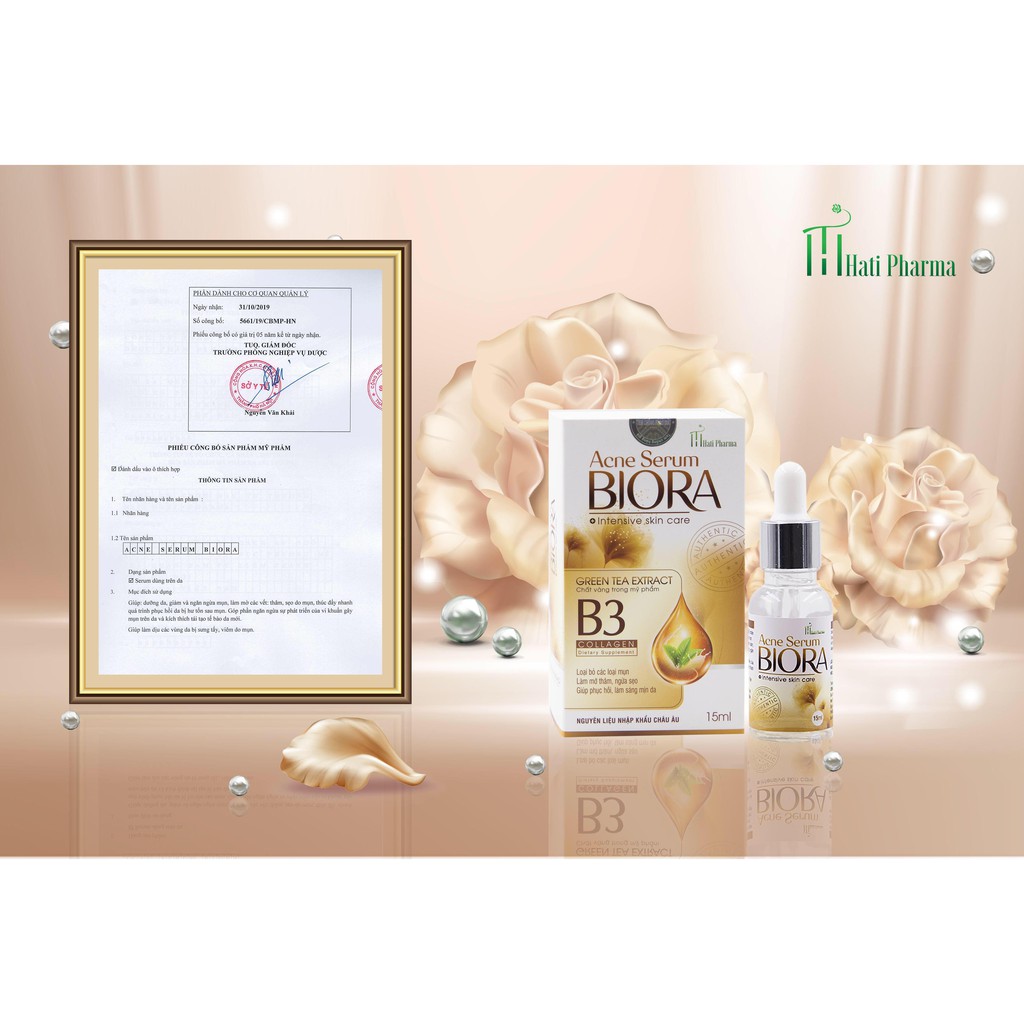 Serum giảm mụn thâm nám nhăn Biora - Công dụng 5 trong 1 hiệu quả sau 7 ngày