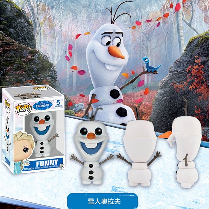 DISNEY Funko POP Mô Hình Công Chúa Elsa Olaf Trong Phim Nữ Hoàng Băng Giá