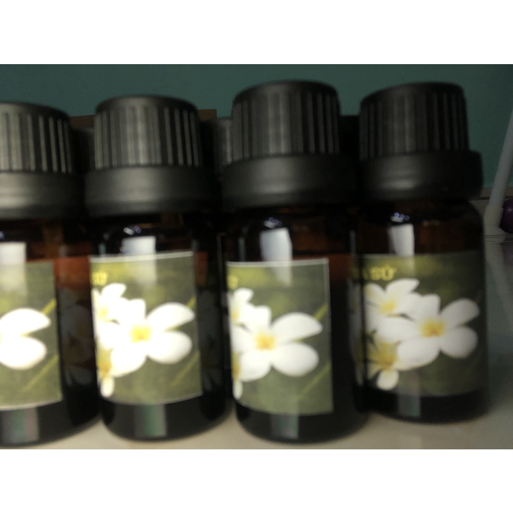 Tinh Dầu Thiên Nhiên AnBi Shop Nguyên Chất Lọ 10ml Giúp Làm Thơm Phòng Nhiều Mùi Đa Dạng như Hoa Hồng &amp; 3 Hương Hoa Khác