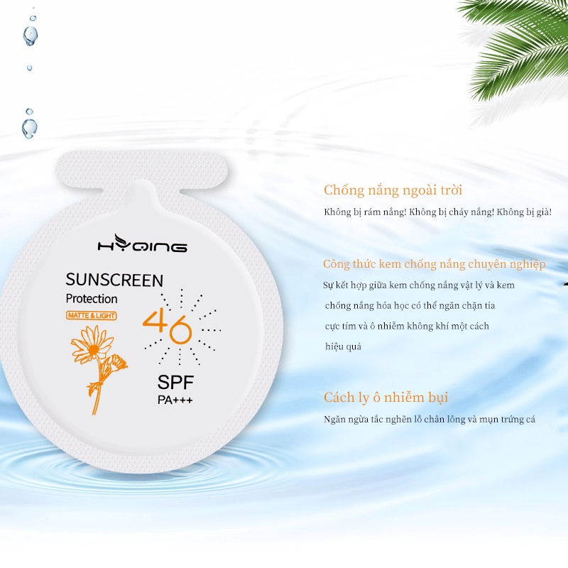 (Hàng Mới Về) Tuýp Kem Chống Nắng Dung Tích 3ml Tiện Dụng | BigBuy360 - bigbuy360.vn