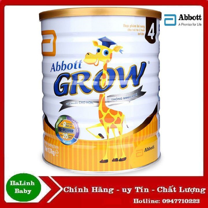 Sữa Abbott Grow 4 1.7kg ( Date 2023 )