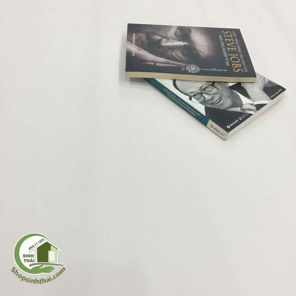 Phông nền giấy dán tường màu trắng nhám -  có sẵn keo - thảm chụp hình ảnh sản phẩm