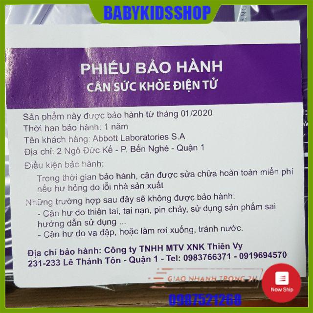 [BẢO HÀNH 1 NĂM] CÂN ĐIỆN TỬ PEDIASURE