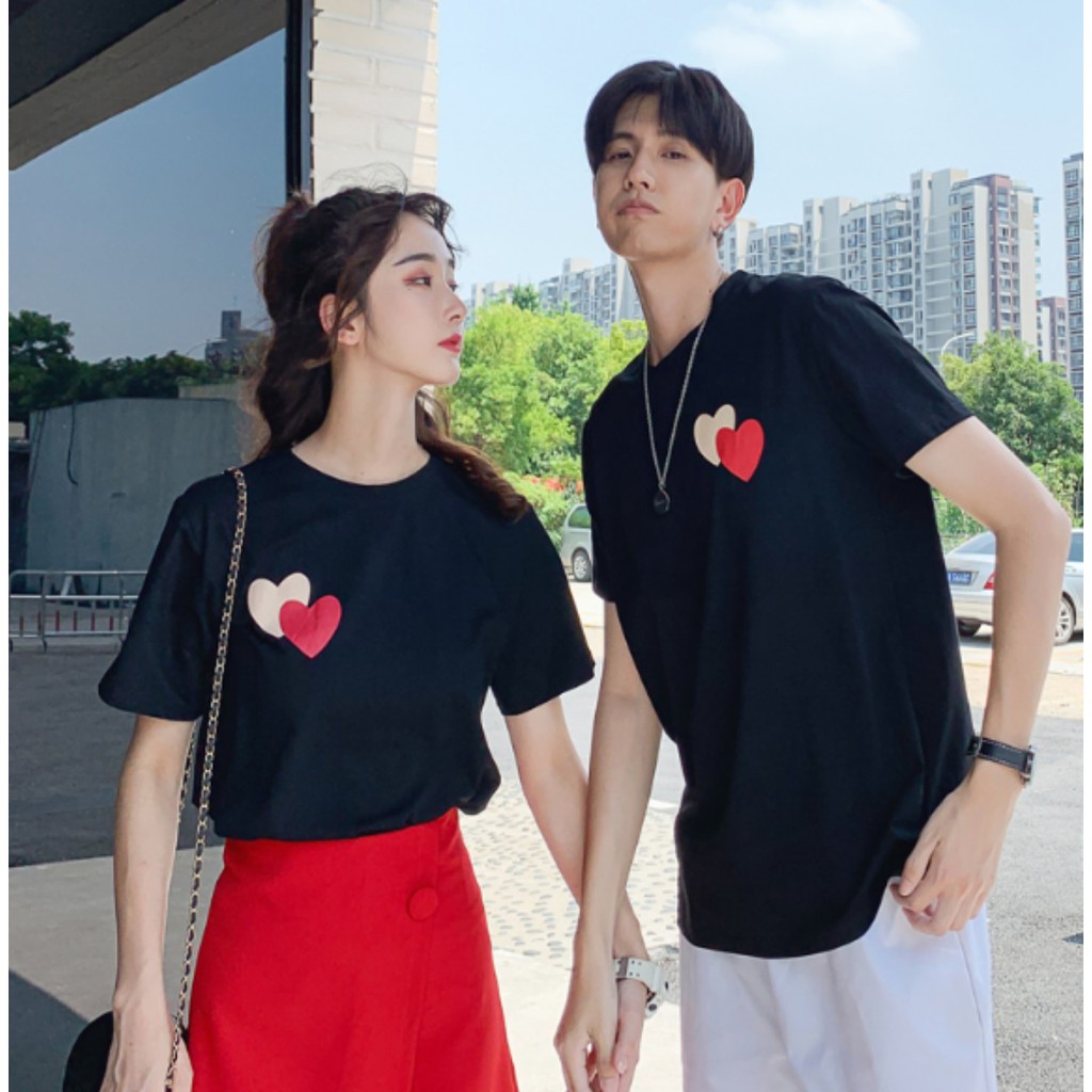[RẺ VÔ ĐỊCH] ÁO ĐÔI TIM GHÉP ĐÔI HOT HIT