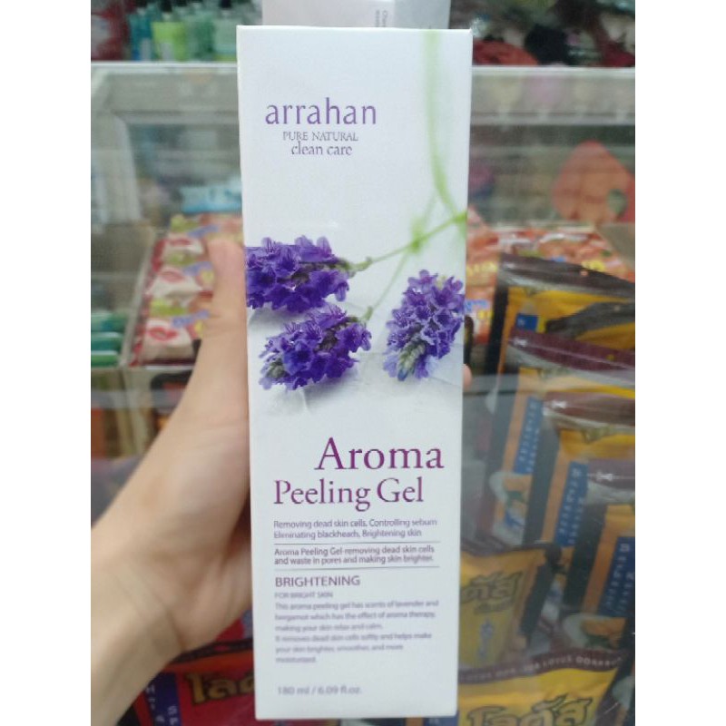 Tẩy da chết Than hoạt tính làm trắng da – Arrahan charcoal Peeling Gel