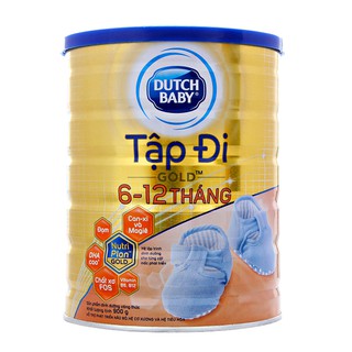 Sữa bột Dutch Lady Cô gái Hà Lan Tập Đi Gold - hộp 900g