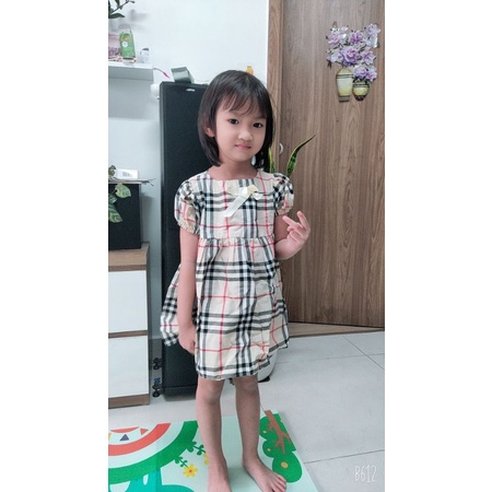 Váy hè cho bé gái, váy đẹp, váy kẻ xinh xắn thoáng mát