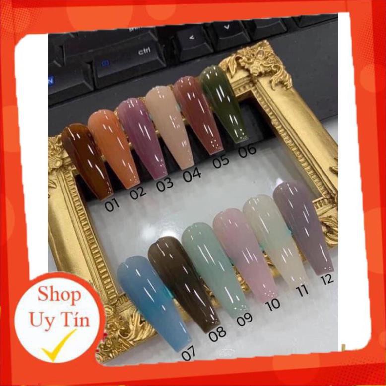 nail chính hãng sơn gel thạch BoBo 12 màu