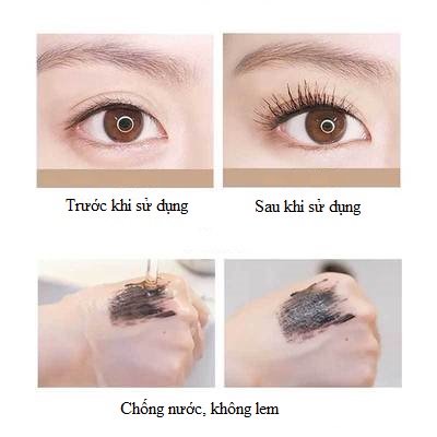 Mascara làm dài, dày và cong mi Biya lâu trôi chống nước thiết kế sang trọng hàng nội địa trung NMS16