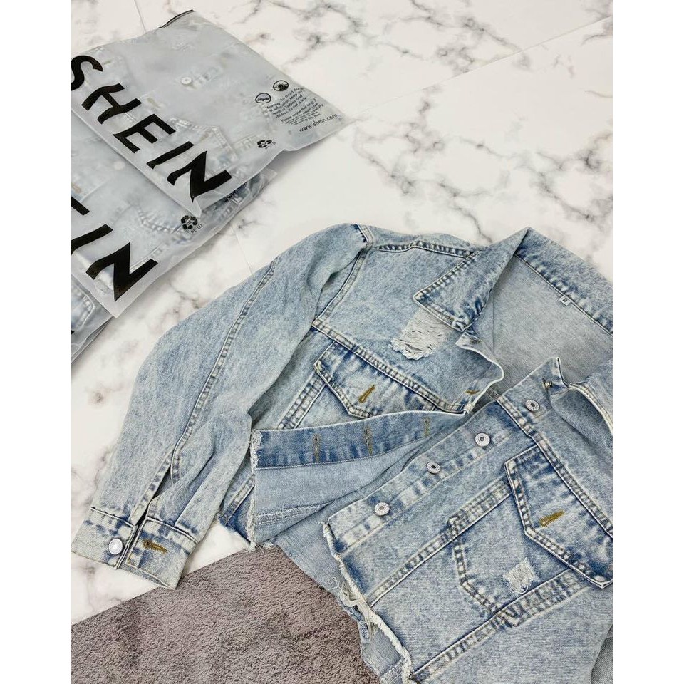 Áo khoác jean cotton hãng shein - 3A. 1280