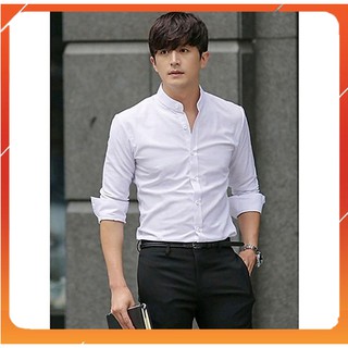 ÁO SƠ MI TRẮNG NAM BODY [NHẬP MÃ SPE49077 HOÀN 10K XU] - VẢI CAO CẤP CHỐNG NHĂN - DÁNG ÔM BODY HÀN QUỐC - GIÁ SIÊU RẺ