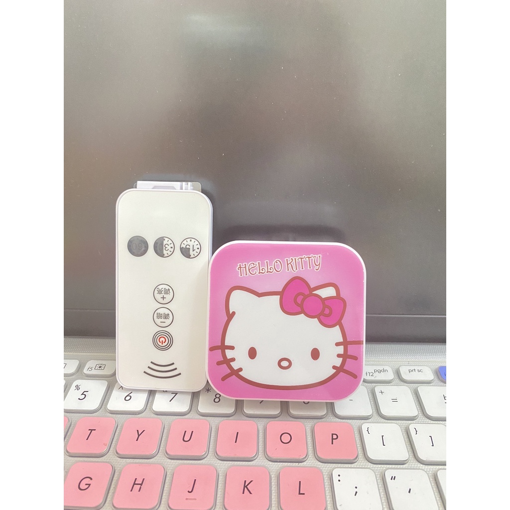 Đèn ngủ led sạc điện hình Hello Kitty/ Doremon dễ thương điều khiển từ xa