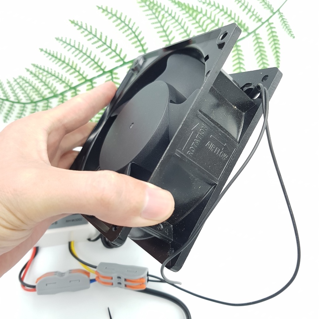 Bộ Quạt Tản Nhiệt 220V 12CM Cài Đặt Theo Nhiệt Độ FAN-ACT01 3000RPM