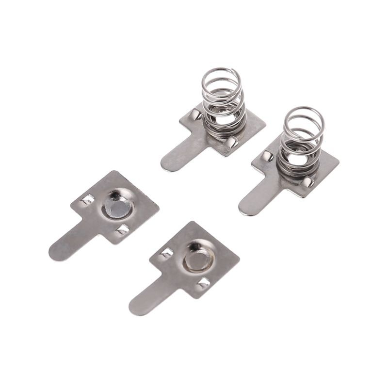 Set 100 đĩa lò xo bằng kim loại cho pin AAA