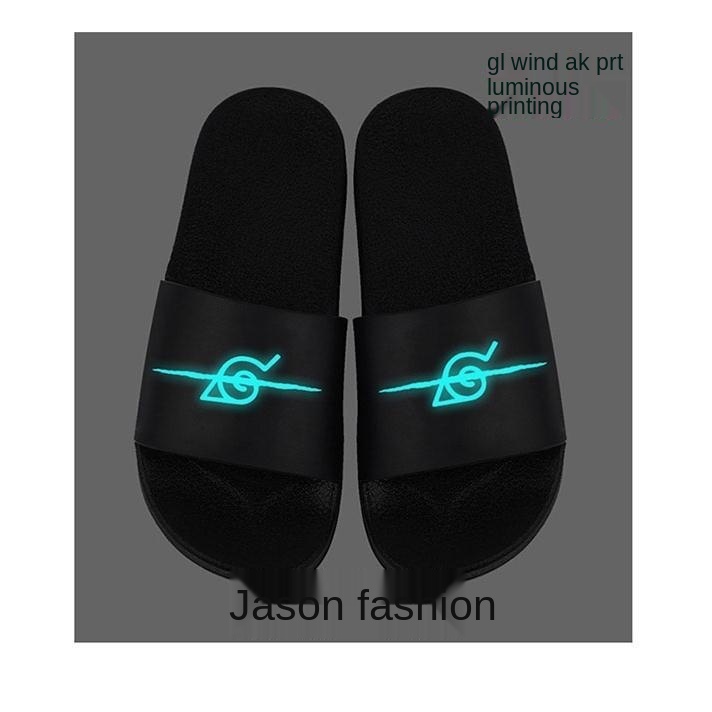 Dép Dạ Quang Đế Dày Chống Mòn In Họa Tiết Naruto Akatsuki Thời Trang Xuân Thu Cho Nam Và Nữ