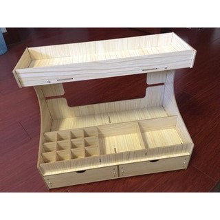 Kệ đựng mỹ phẩm gỗ